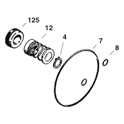 MTH Regenerative Turbine Pump Repair Parts, SK3100 T31 Mechanical Seal/O-Ring Kit.