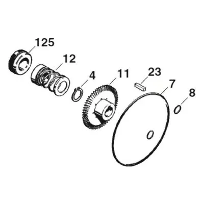 MTH Regenerative Turbine Pump Repair Parts, BK3100 T31A Basic Repair Kit.