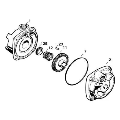 MTH Regenerative Turbine Pump Repair Parts, MK4100 T41B Major Rebuild Kit.