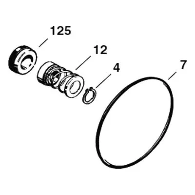 MTH Regenerative Turbine Pump Repair Parts, SKE4100 E41 Mechanical Seal/O-Ring Kit.
