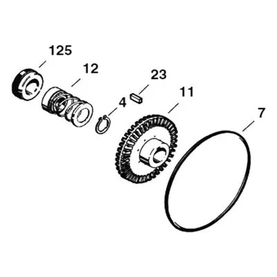 MTH Regenerative Turbine Pump Repair Parts, BKE4106 E41L Basic Repair Kit.