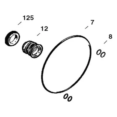MTH Regenerative Turbine Pump Repair Parts, SK5110-GLSC-VIT T51 Mechanical Seal/O-Ring Kit.