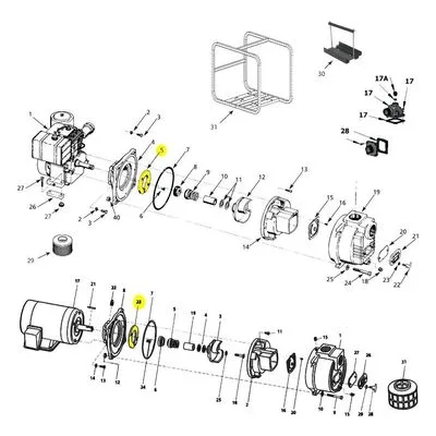 AMT Pump Repair Part 2182-004-01, 359 WEAR PLATE XCI MACH