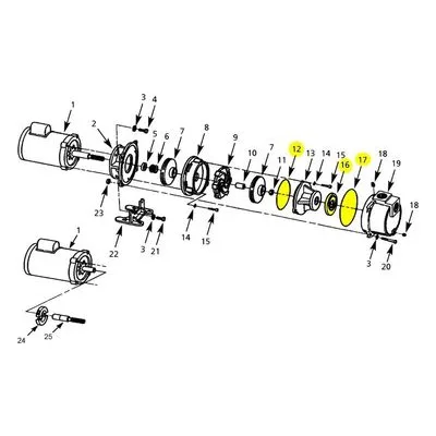 4782-95 & 4786-95 AMT Pump Repair Part 4780-300-94, BUNA GASKET/O-RING SUBGROUP KIT