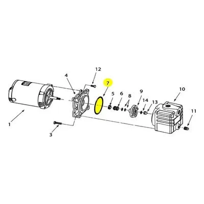 2851-95, 285E-95 AMT Pump Repair Part 1532-000-00, #243 O-RING VITON