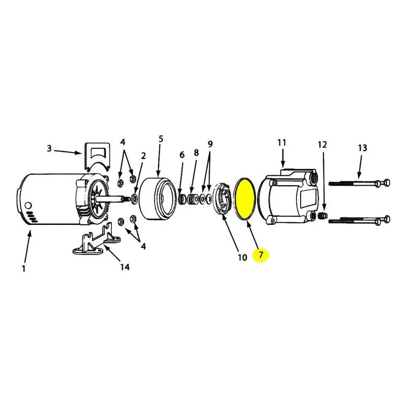2851-96 & 285E-96 1532-000-00 AMT Self Priming Pump O-Ring Repair Part - view 2