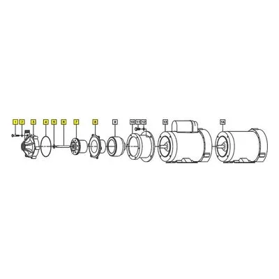 March Pumps Number: 0153-0057-0100 Repair Part - Wet End Kit 1Pk TE-6K-MD