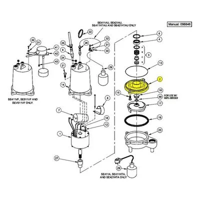 Barnes Pumps 093063 Repair Pump Part Number PLATE, SEAL, CI