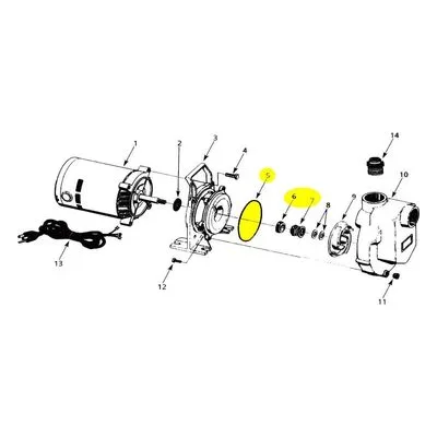 4292-96 AMT Pump Repair Part 4292-300-90, SEAL & ORING KIT BUNA