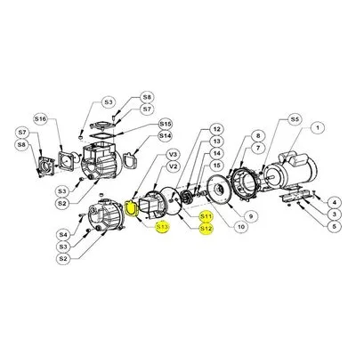 IPT AMT Pump Repair Part 1A11-305-90, EPDM/EPR O-RING/ GASKET SUBASSY