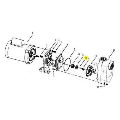 AMT Pump Repair Part 1652-006-00, TYPE 9A SEAT DRIVE PIN 316SS