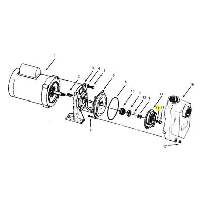 AMT Pump Repair Part 2105-031-00, #013 O-RING TEFLON