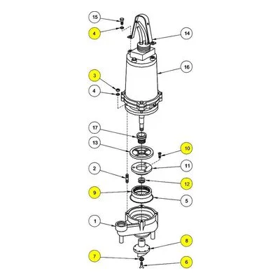 Barnes Pumps 085226 Repair Pump Part Number KIT, CUTTER