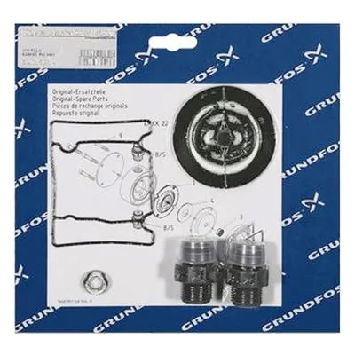 Grundfos 91835954 Dosing Pump Kits, Kit, pump maint/220/DMX221-35/PVC/T/T Chemical Metering Pumps Replacement Parts