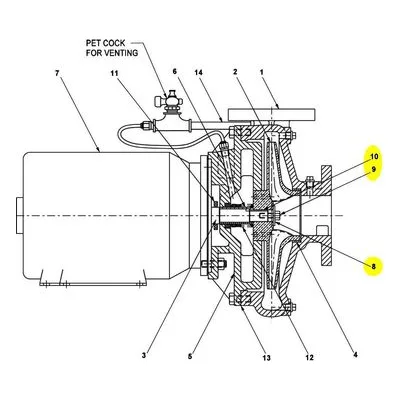 420A-95 AMT Pump Repair Part 420A-010-97, IMPELLER KIT