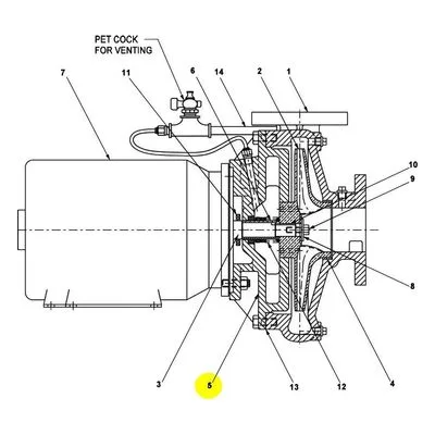 420A-95 AMT Pump Repair Part 420A-030-95, VOLUTE COVER KIT