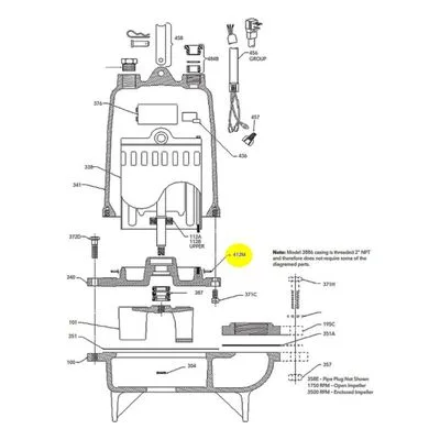 Goulds Pumps Repair Part 4K252 O-RING BUN-3881,3890