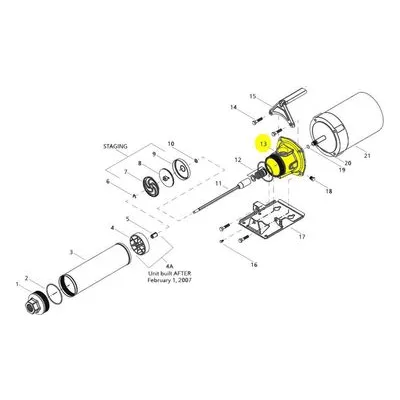 Goulds Pumps Repair Part 1K615 MOTOR ADAPTER w/PLUG