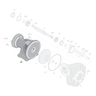 Berkeley Pumps Repair Part - BRACKET B3ZRM SHAFT DRIVE. Catalog Number: M14995. A Pentair Brand.