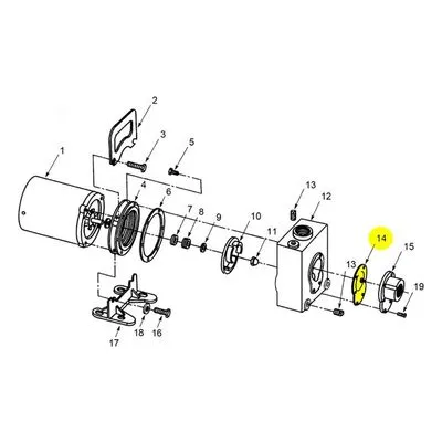 AMT Pump Repair Part 1683-000-90, 276 FLAPPER ASSY BUNA
