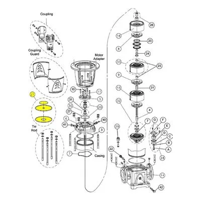 Goulds Pumps Repair Part 5K377 O-RING KIT, VITON 46SV