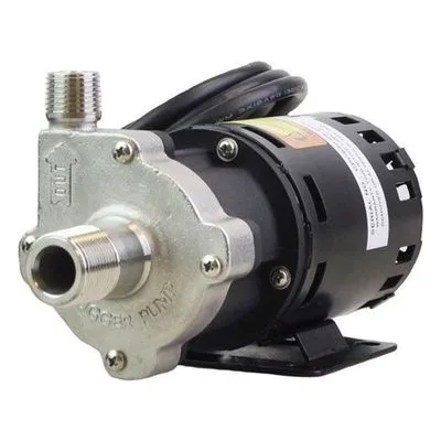 Chugger Pump CPSS-CI-1 Center Stainless Steel 115 Volt Home Brew Beer Pump