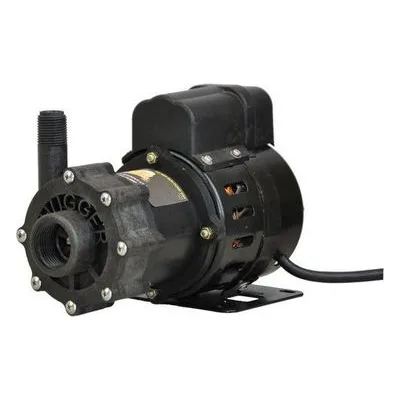 Chugger Pump Max CPPSMAX-CI-1 Center Polysulfone 115 Volt Air Cooled Home Brew Beer Pump