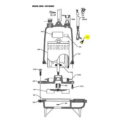 Goulds Pumps Repair Part 9K145 INSUL CONN-BOX OF 3