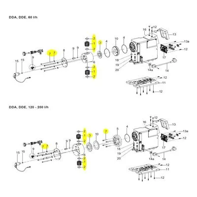 99151276 Grundfos Pump Kit, valve/diaph. SD-XS-1-PVC/V/C-1 Spare Repair Parts & Accessories.