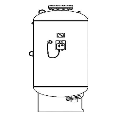 99469806 PACO Pumps, TANK,GFXA 1400-WG 370 GAL 125#. Hydronic Components, Parts & Service Kits Made by Grundfos.
