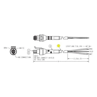 Goulds Pumps Repair Part 9K400 15 ft Transducer Cable