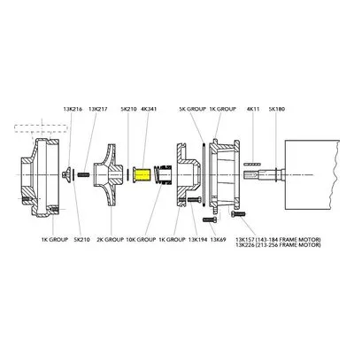 Goulds Pumps Repair Part 4K341 SLEEVE-3657