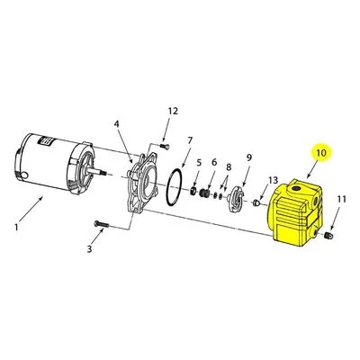 AMT 2855-95, 285H-95, 2857-95 & 285K-95 Pump Repair Part 1558-000-03, 289 CASING MACH 2 STEP 1-1/4 INCH