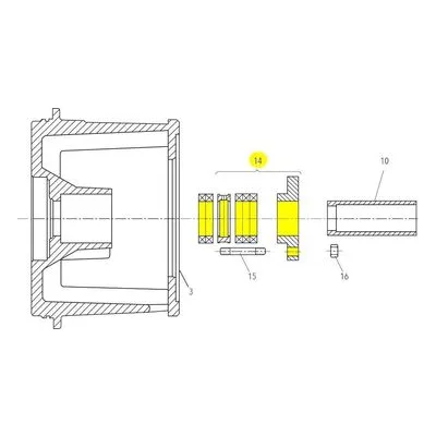 Goulds Pumps Repair Part 15K16 PACK BOX KIT (S GRP)