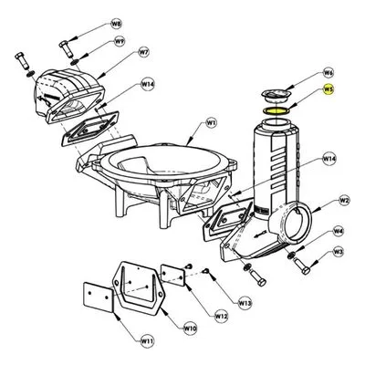 AMT 335 & 336 Series Pump Repair Part 2125-000-00, 335-3C GASKET -BUNA N< WelL Assembly.