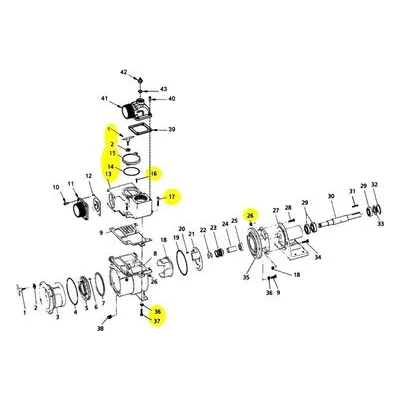 AMT Pump Repair Part 3100-080-96, 310 MANIFOLD KIT - 3100-99 3" Trash Pumps.