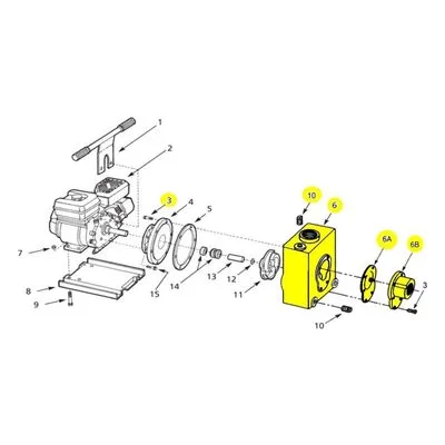 AMT Pump Repair Part 4220-001-V5, CASING/SUC PLATE VITON KIT