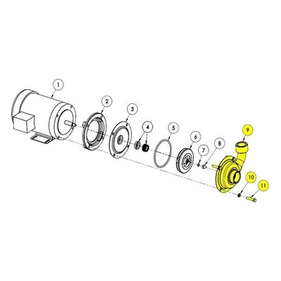 AMT Pump Repair Part 5480-001-98, CASING XSS 1.50INX1.25IN SUBGRP 5481-98, 5483-98, 5485-98 & 5487-98