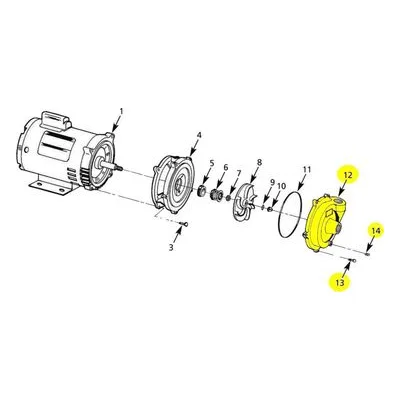 AMT 3700-002-95 Pump Repair Part - CASING XCI 1 X 3/4 SUBGRP.