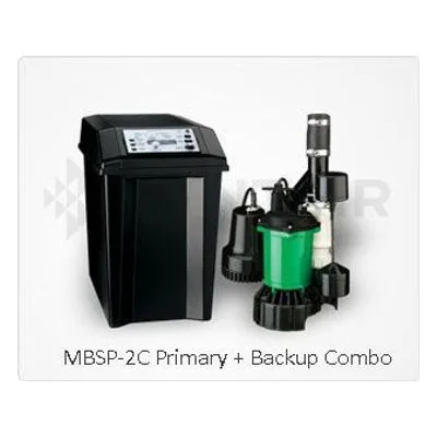 Myers Pump MBSP-2C Battery Back Up Sump Pumps for Wastewater Pumping Applications System