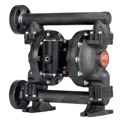 ARO Pumps PD10E-FNS-KAA-A 1" Non-Metallic Expert Series AODD Diaphragm Pump with Santoprene Diaphragms.