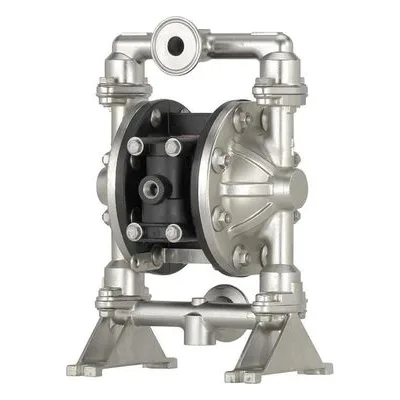 ARO PM05R-CSS-SMM-B02 PM Series 1/2" Ported Sanitary Transfer Diaphragm Pump with Medical Grade Santoprene Diaphragms.
