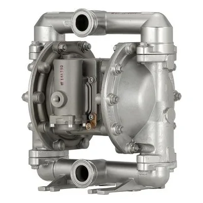 ARO PM10A-CSS-MMM-A02 PM Series 1" Ported Sanitary Transfer Diaphragm Pump with Medical Grade Santoprene Diaphragms.