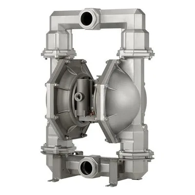 ARO PM30A-CSS-MMM-C02 PM Series 3" Ported Sanitary Transfer Diaphragm Pump with Medical Grade Santoprene Diaphragms.