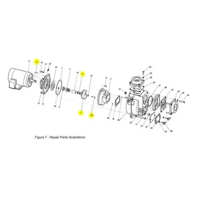 AMT 394E-95 & 394F-95 Pump Repair Part 394C-010-98, 10HP IMPELLER ELEC TRASH XSS SUBGRP