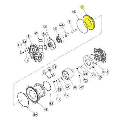 Finish Thompson 106400 Pump Repair Spare Part Barrier