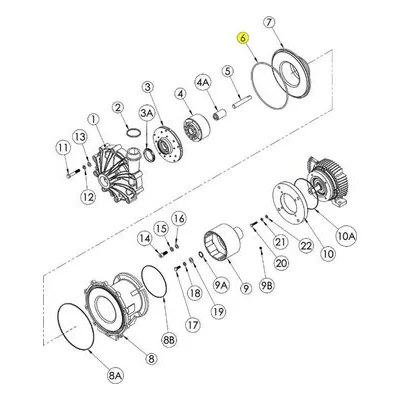 Finish Thompson 106764 Pump Repair Spare Part Housing O-ring