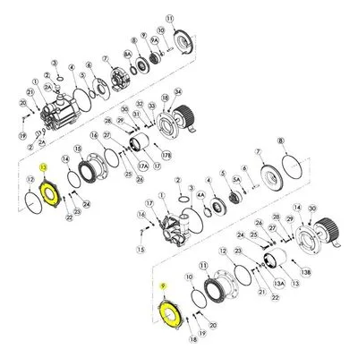 Finish Thompson 106246 Pump Repair Spare Part Clamp Ring