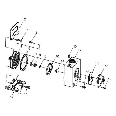 AMT 282C-K5 Pump Repair Kit Model Reference: 282C-95, Unassembled Parts
