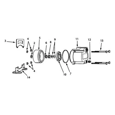AMT 2851-K6 Pump Repair Kit Model Reference: 2851-96, Unassembled Parts